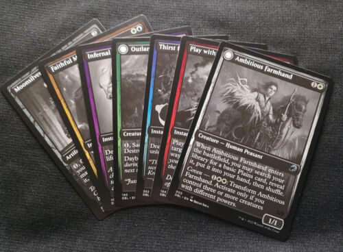 2022 Innistrad: Double Feature Panicked Bystander // Cackling Culprit #295 uncommon card image