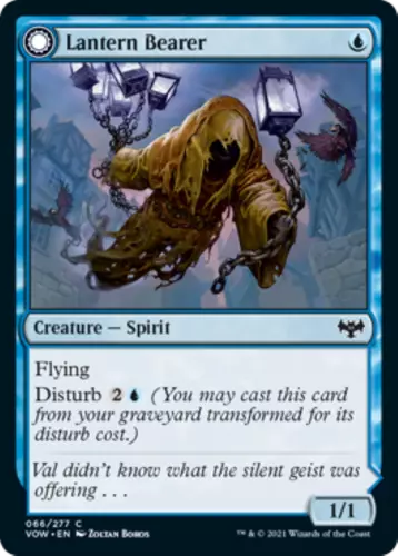 2021 Innistrad: Crimson Vow Lantern Bearer // Lanterns' Lift #66 common card image