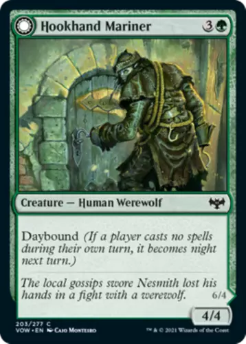 2021 Innistrad: Crimson Vow Hookhand Mariner // Riphook Raider #203 common card image