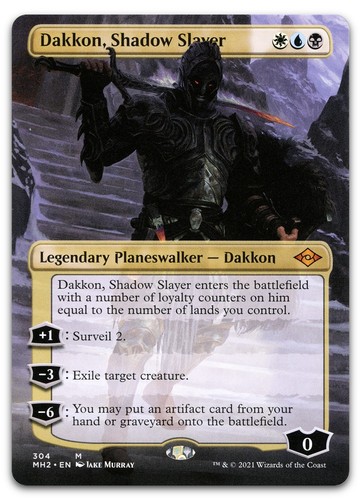 2021 Modern Horizons 2 Art Series Dakkon, Shadow Slayer // Dakkon, Shadow Slayer common #48 common card image