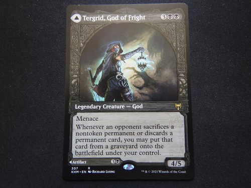 2021 Kaldheim Art Series Tergrid, God of Fright // Tergrid, God of Fright common #27 common card image