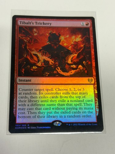 2021 Kaldheim Art Series Tibalt's Trickery // Tibalt's Trickery common #38 common card image