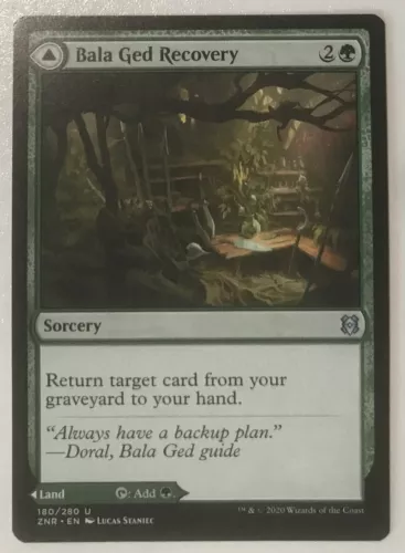 2020 Zendikar Rising Bala Ged Recovery // Bala Ged Sanctuary #180 uncommon card image