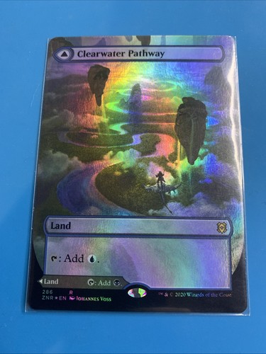 2020 Zendikar Rising Clearwater Pathway // Murkwater Pathway #260 rare card image