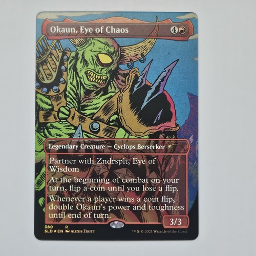 2019 Secret Lair Drop Okaun, Eye of Chaos // Okaun, Eye of Chaos #380 rare card image