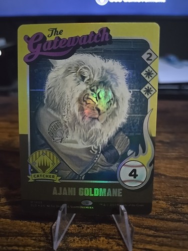 2019 Secret Lair Drop Ajani Goldmane // Ajani Goldmane #745 mythic card image