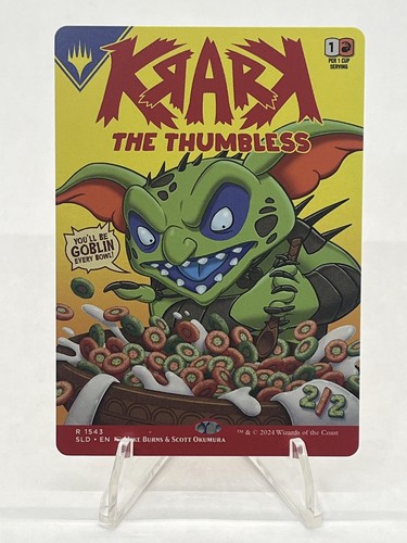 2019 Secret Lair Drop Krark, the Thumbless // Krark, the Thumbless #1543 rare card image