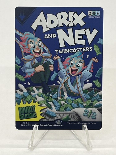 2019 Secret Lair Drop Adrix and Nev, Twincasters // Adrix and Nev, Twincasters #1544 mythic card image