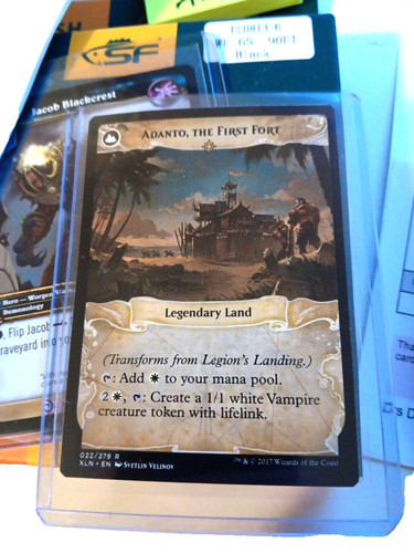 2017 Ixalan Legion's Landing // Adanto, the First Fort #22 rare card image