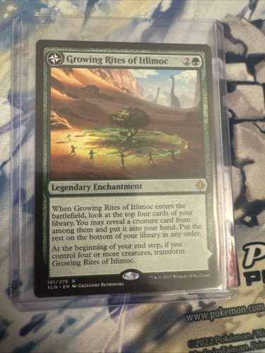 2017 Ixalan Growing Rites of Itlimoc // Itlimoc, Cradle of the Sun #191 rare card image
