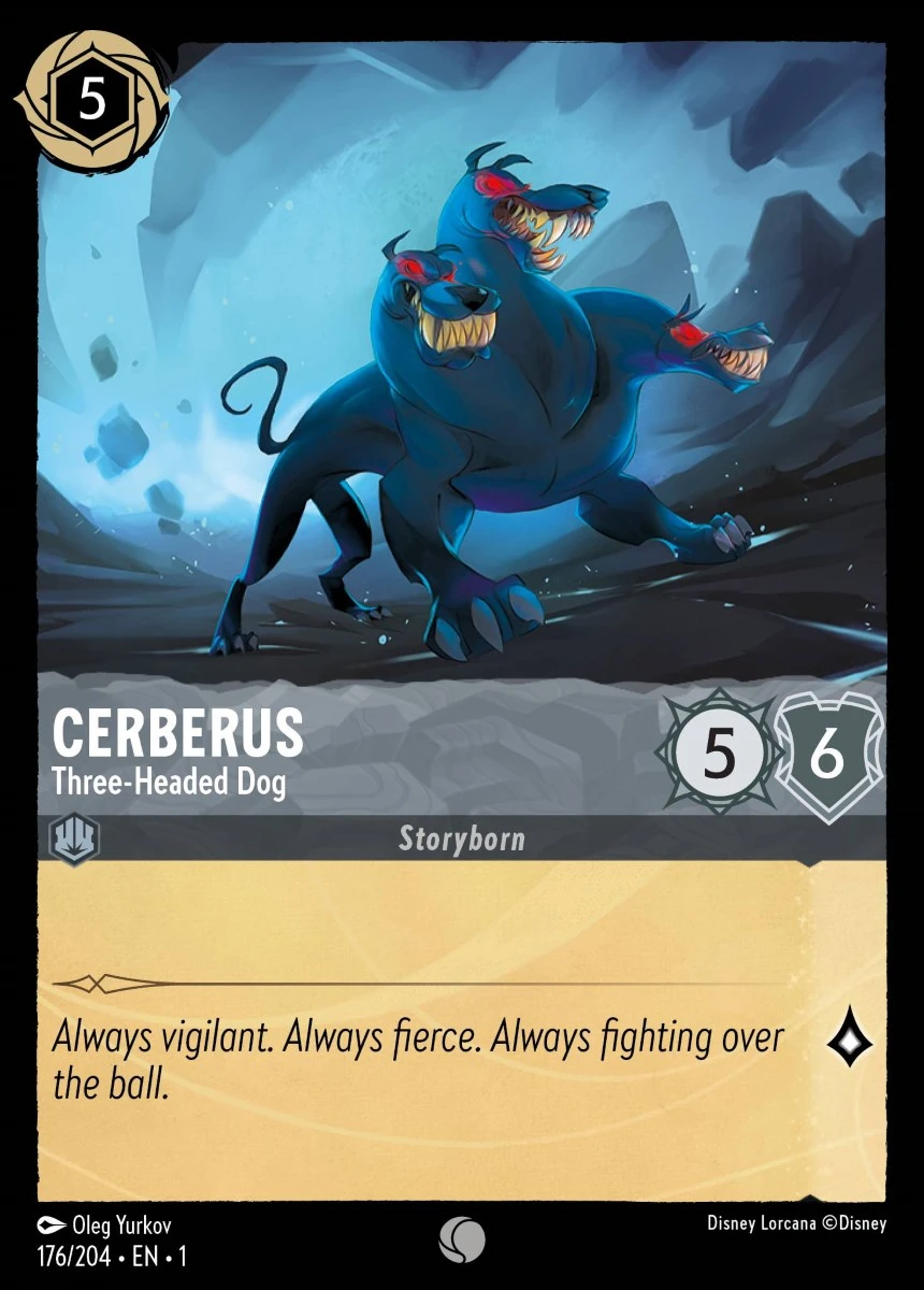 2023 The First Chapter Cerberus - Three-Headed Dog Common #176 Common card image