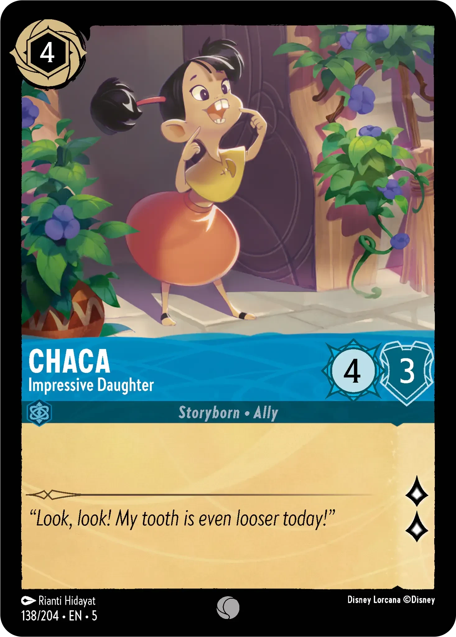 2024 Shimmering Skies Chaca - Impressive Daughter #138 Common card image
