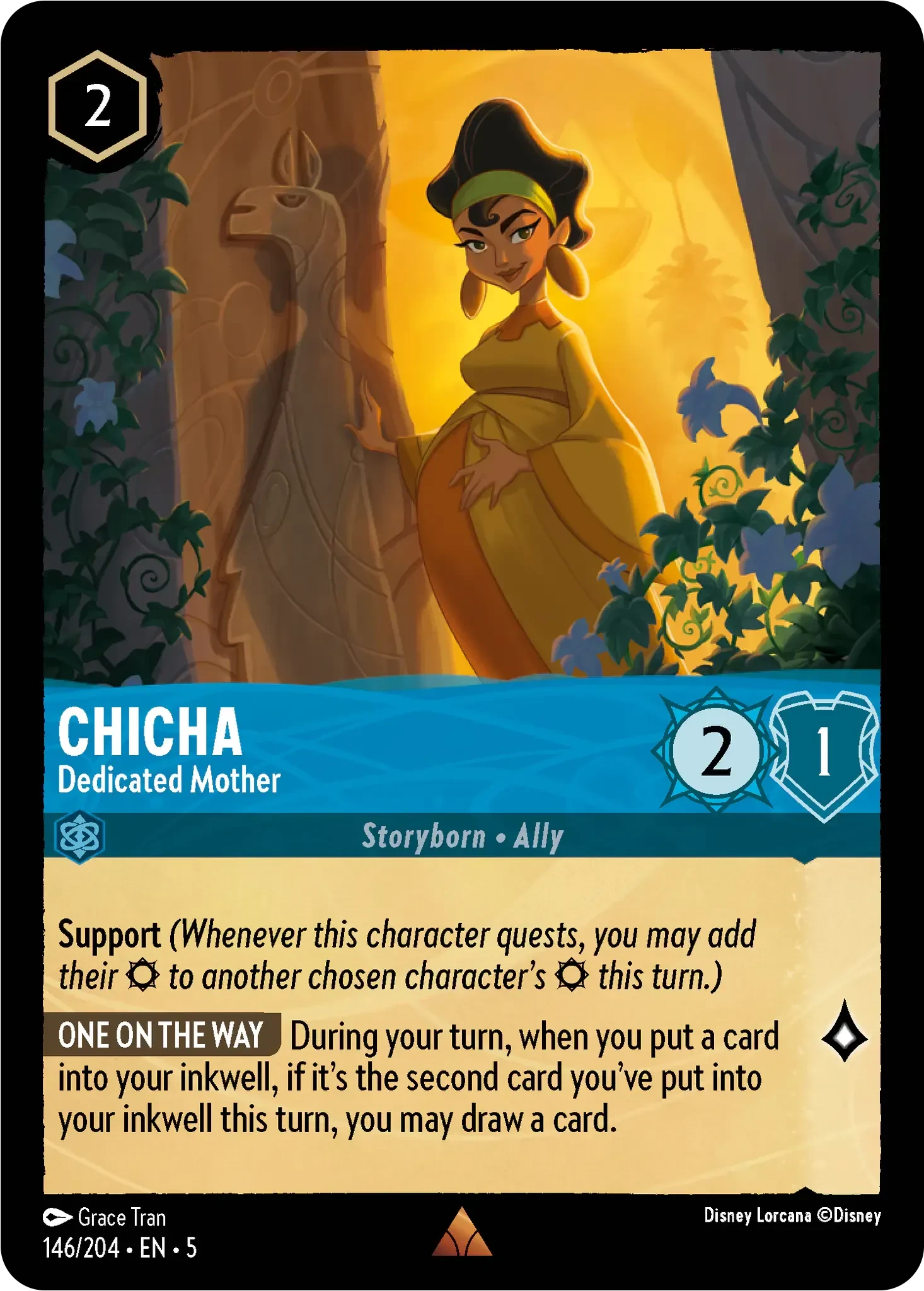 2024 Shimmering Skies Chicha - Dedicated Mother #146 Rare card image