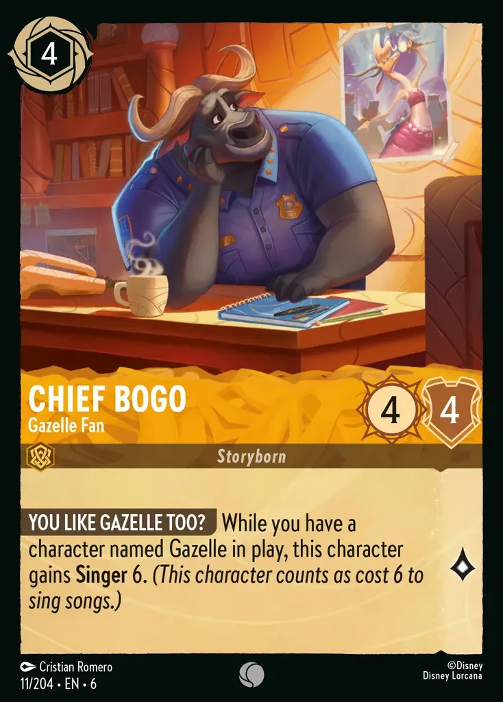 2024 Azurite Sea Chief Bogo - Gazelle Fan #11 Common card image