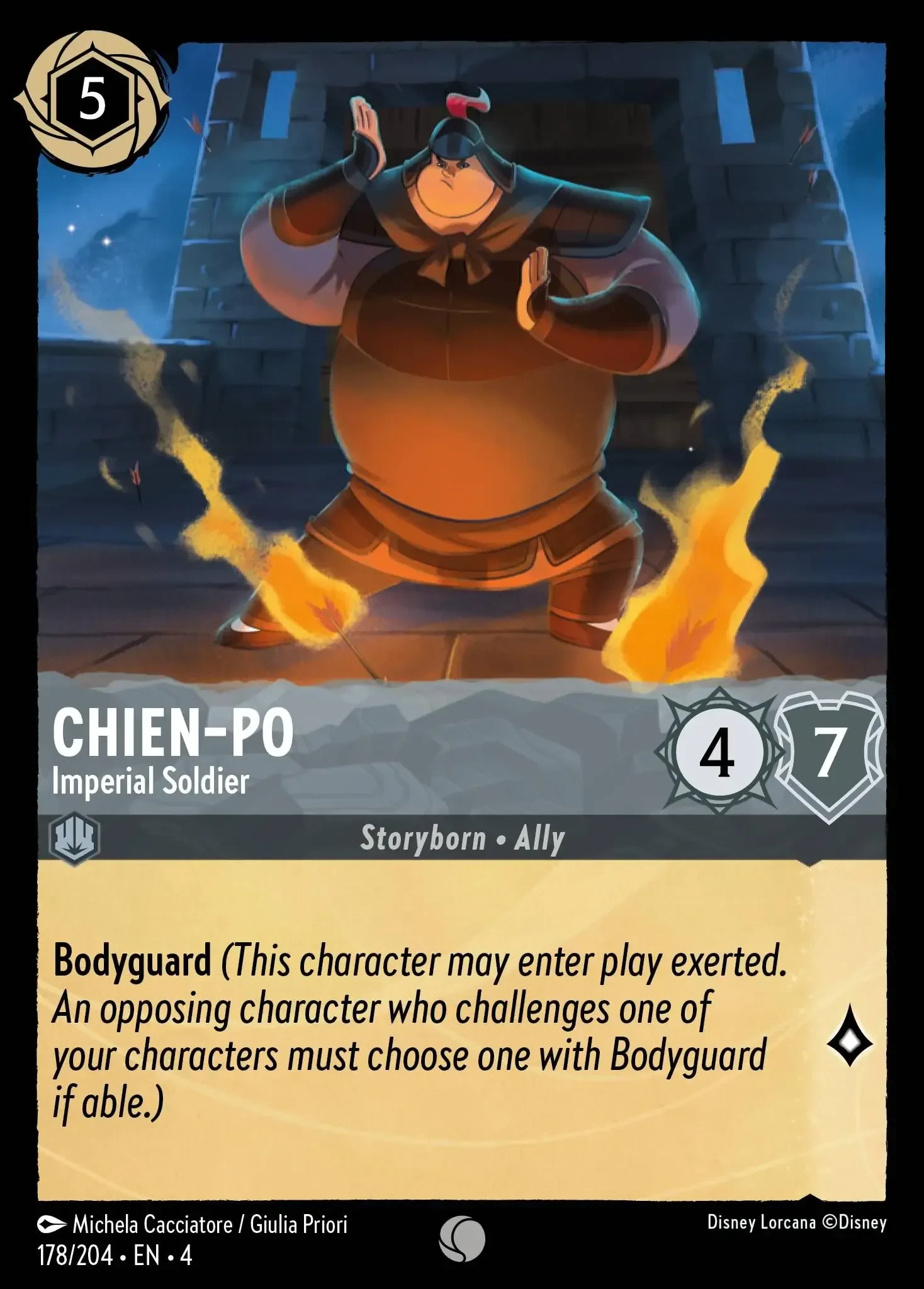 2024 Ursula's Return Chien-Po - Imperial Soldier Common #178 Common card image