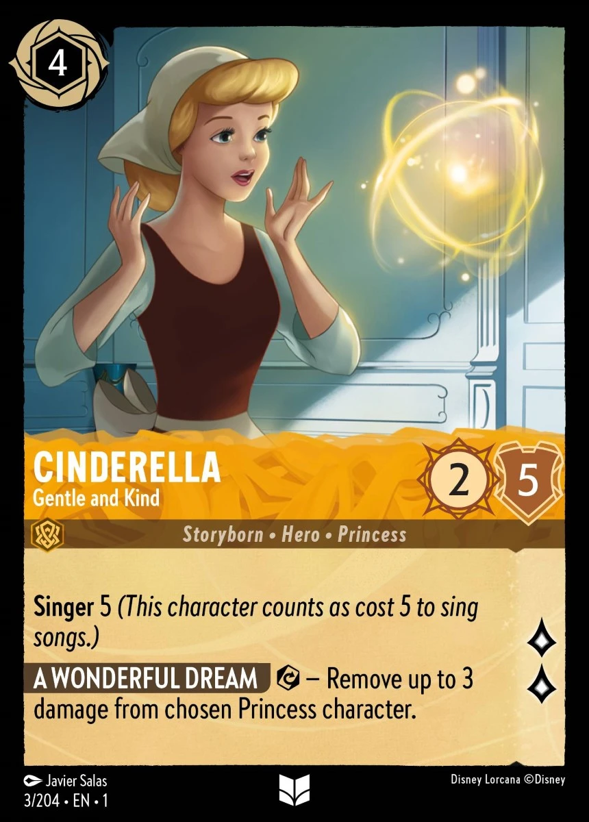 2023 The First Chapter Cinderella - Gentle and Kind #3 Uncommon card image