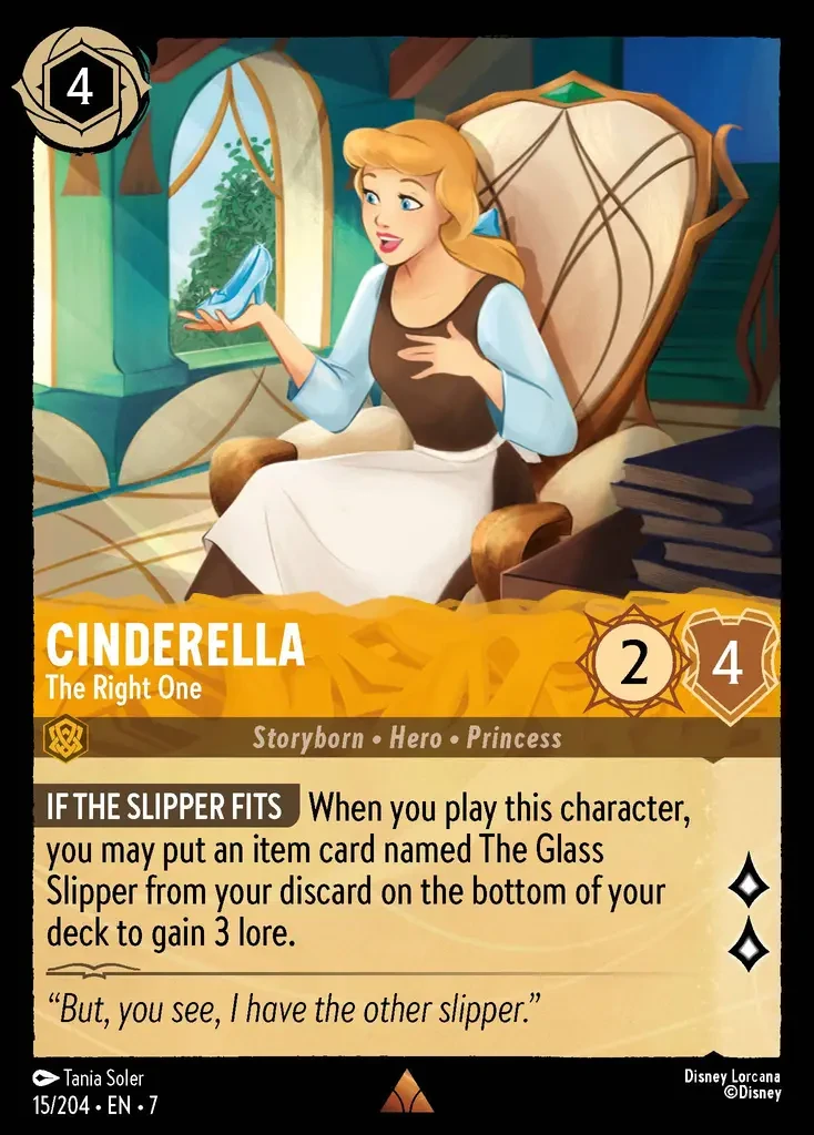 2025 Archazia's Island Cinderella - The Right One #15 Rare card image