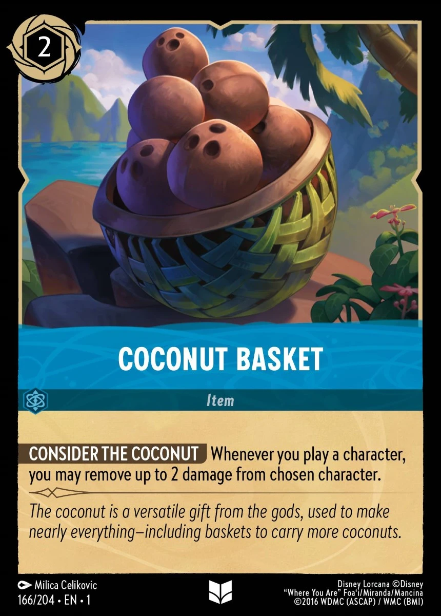 2023 The First Chapter Coconut Basket #166 Uncommon card image