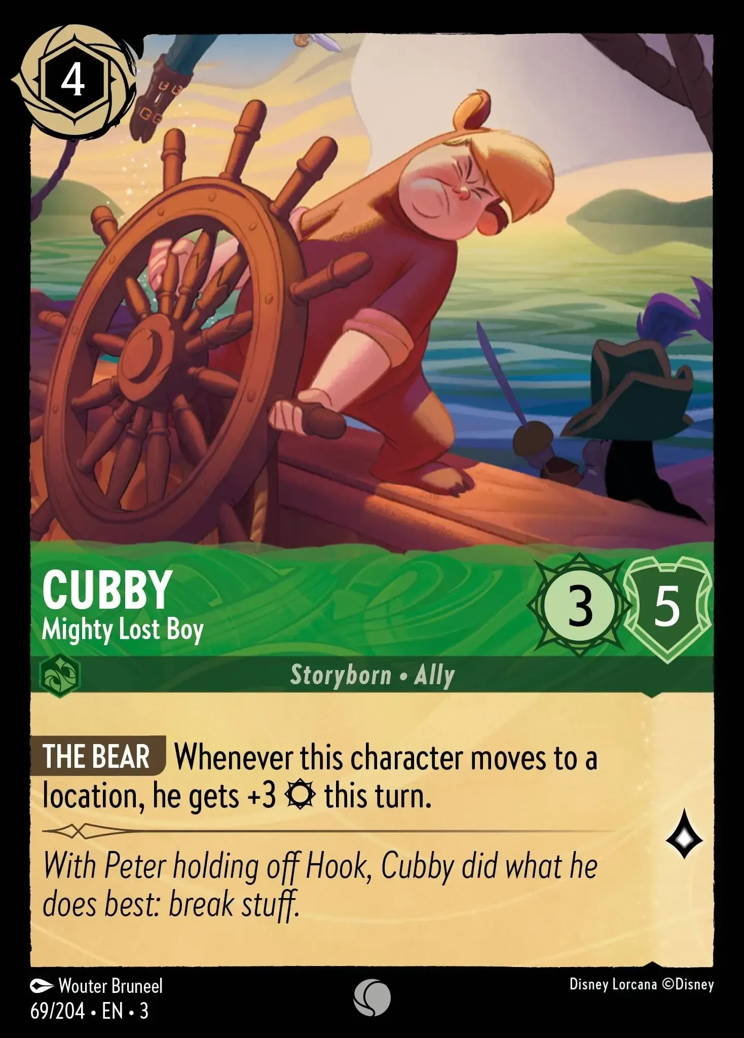 2024 Into the Inklands Cubby - Mighty Lost Boy #69 Common card image