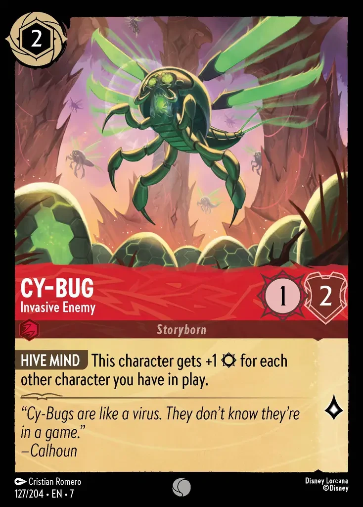 2025 Archazia's Island Cy-bug - Invasive Enemy #127 Common card image