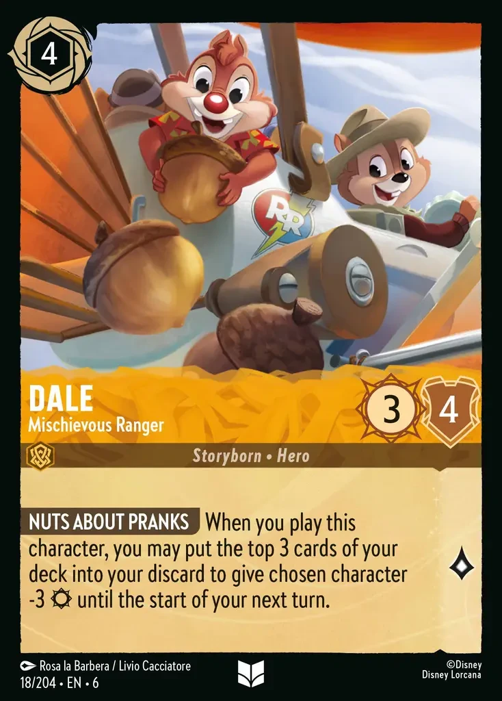 2024 Azurite Sea Dale - Mischievous Ranger #18 Uncommon card image