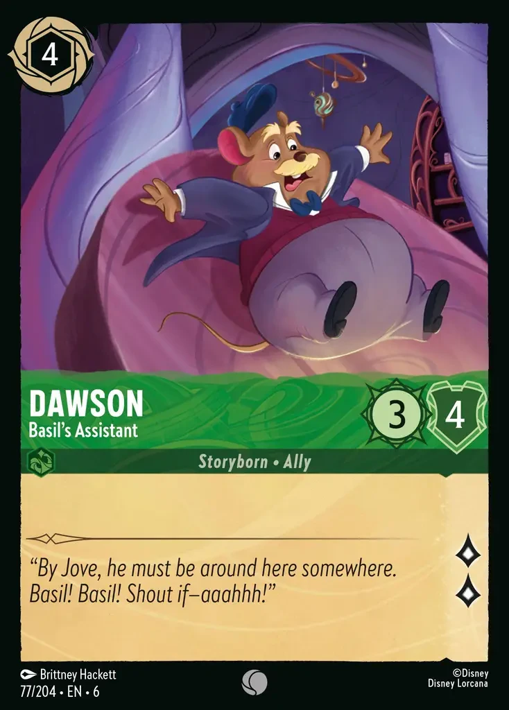 2024 Azurite Sea Dawson - Basil's Assistant Common #77 Common card image