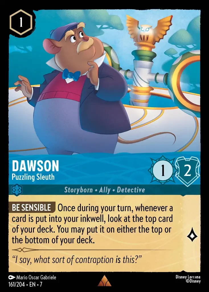 2025 Archazia's Island Dawson - Puzzling Sleuth #161 Rare card image