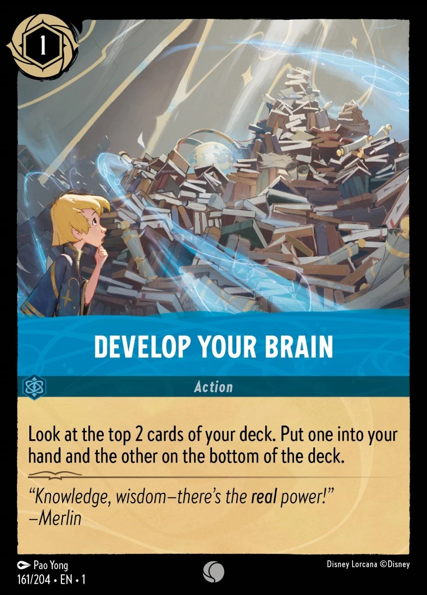 2023 The First Chapter Develop Your Brain Common #161 Common card image