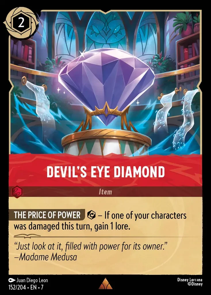 2025 Archazia's Island Devil's Eye Diamond #152 Rare card image