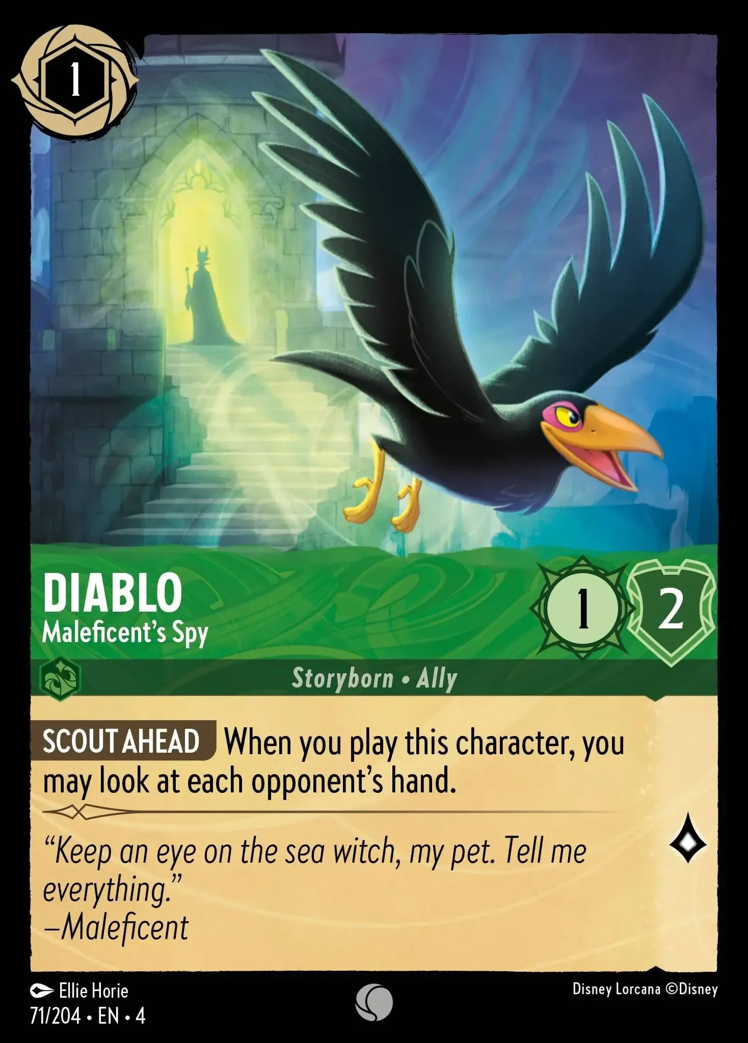 2024 Ursula's Return Diablo - Maleficent's Spy [Foil] Common #71 Common card image