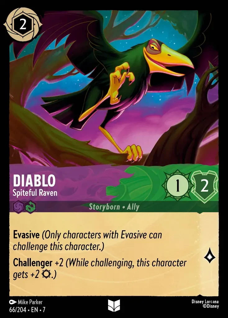 2025 Archazia's Island Diablo - Spiteful Raven #66 Uncommon card image