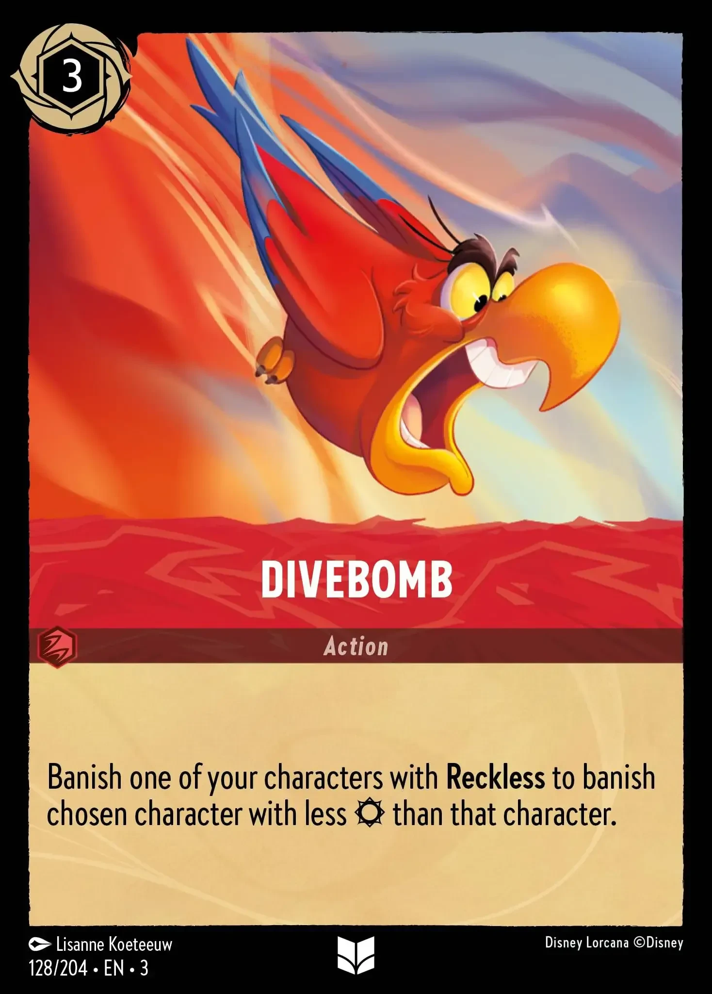 2024 Into the Inklands Divebomb #128 Uncommon card image