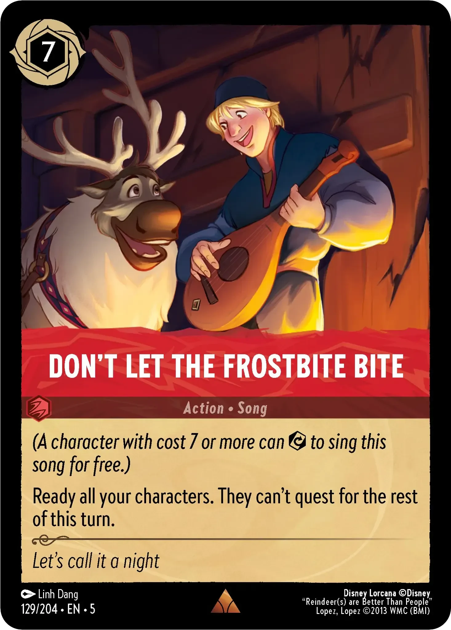 2024 Shimmering Skies Don't Let the Frostbite Bite #129 Rare card image