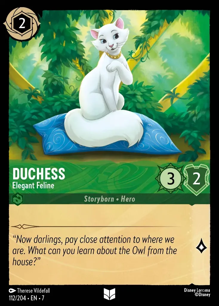 2025 Archazia's Island Duchess - Elegany Feline #112 Uncommon card image