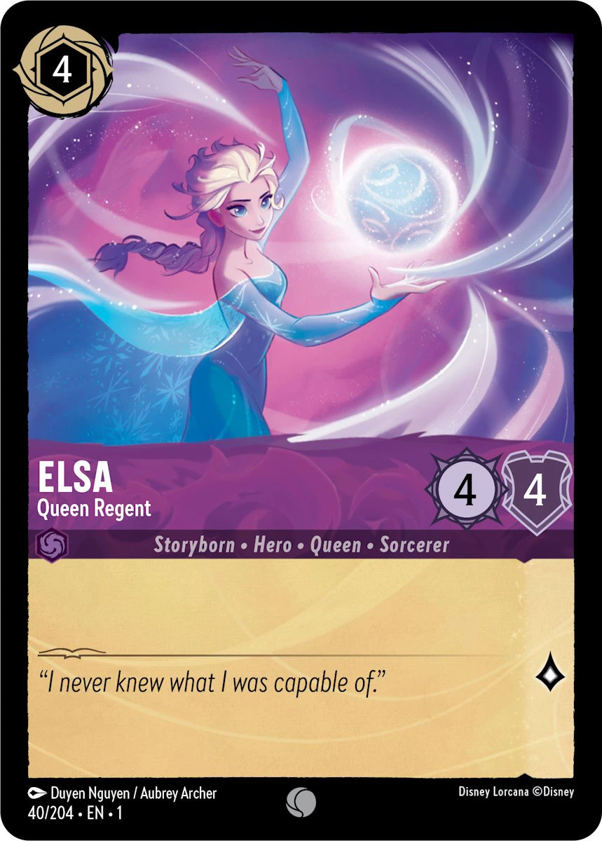 2023 The First Chapter Elsa - Queen Regent Common #40 Common card image
