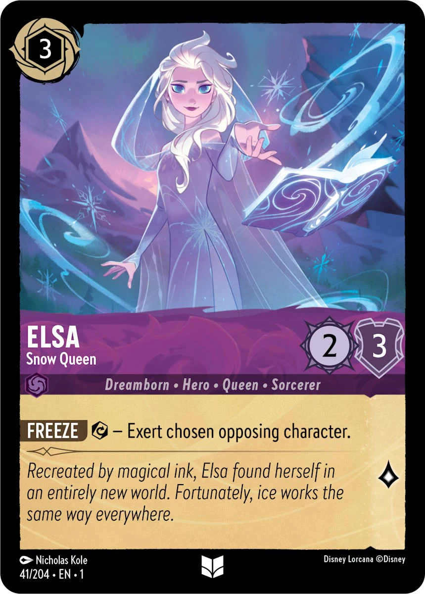 2023 The First Chapter Elsa - Snow Queen Uncommon #41 Uncommon card image