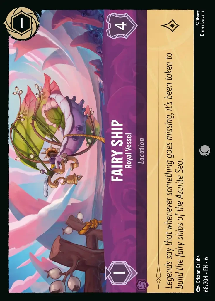 2024 Azurite Sea Fairy Ship - Royal Vessel #68 Common card image