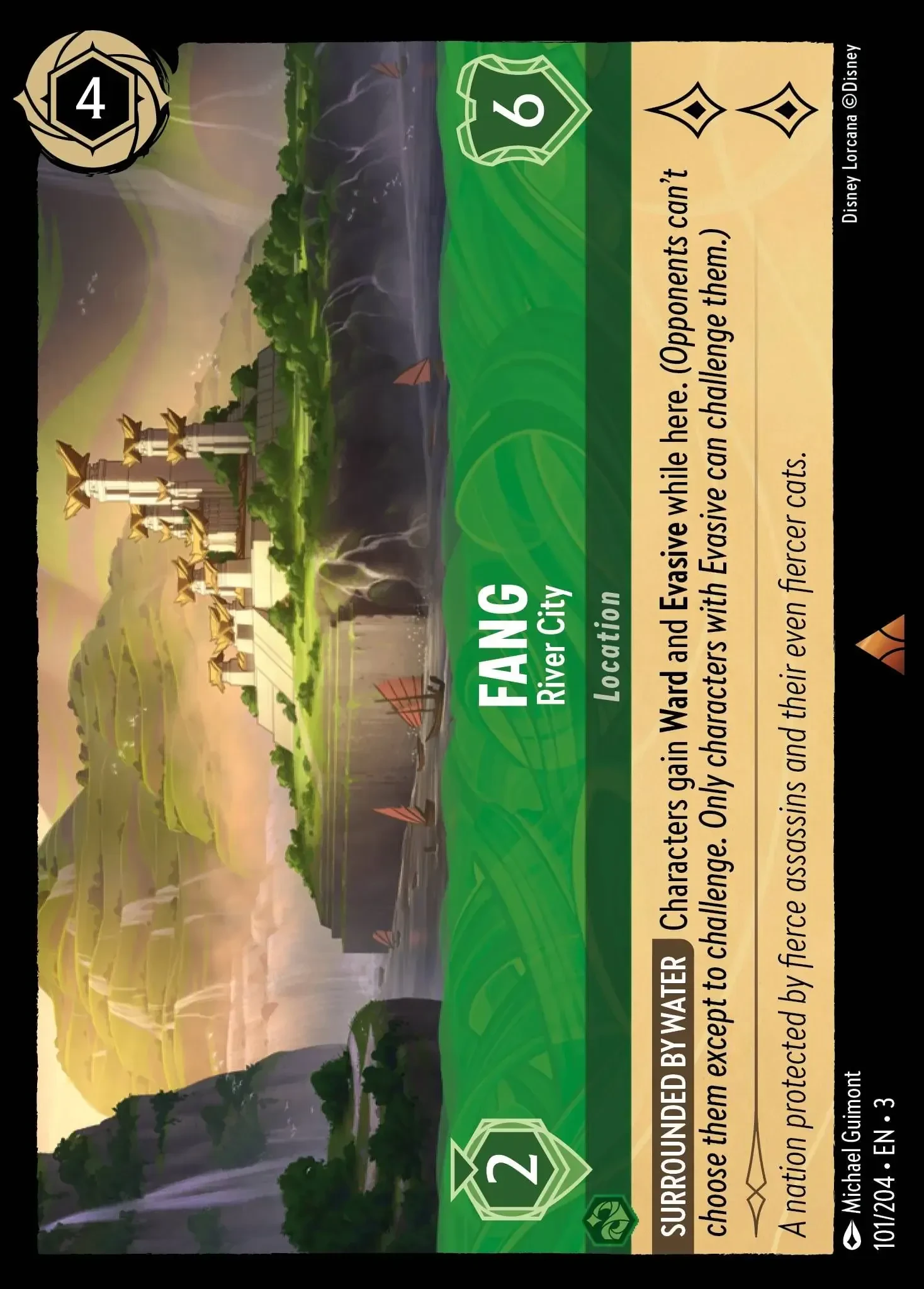 2024 Into the Inklands Fang - River City Rare #101 Rare card image