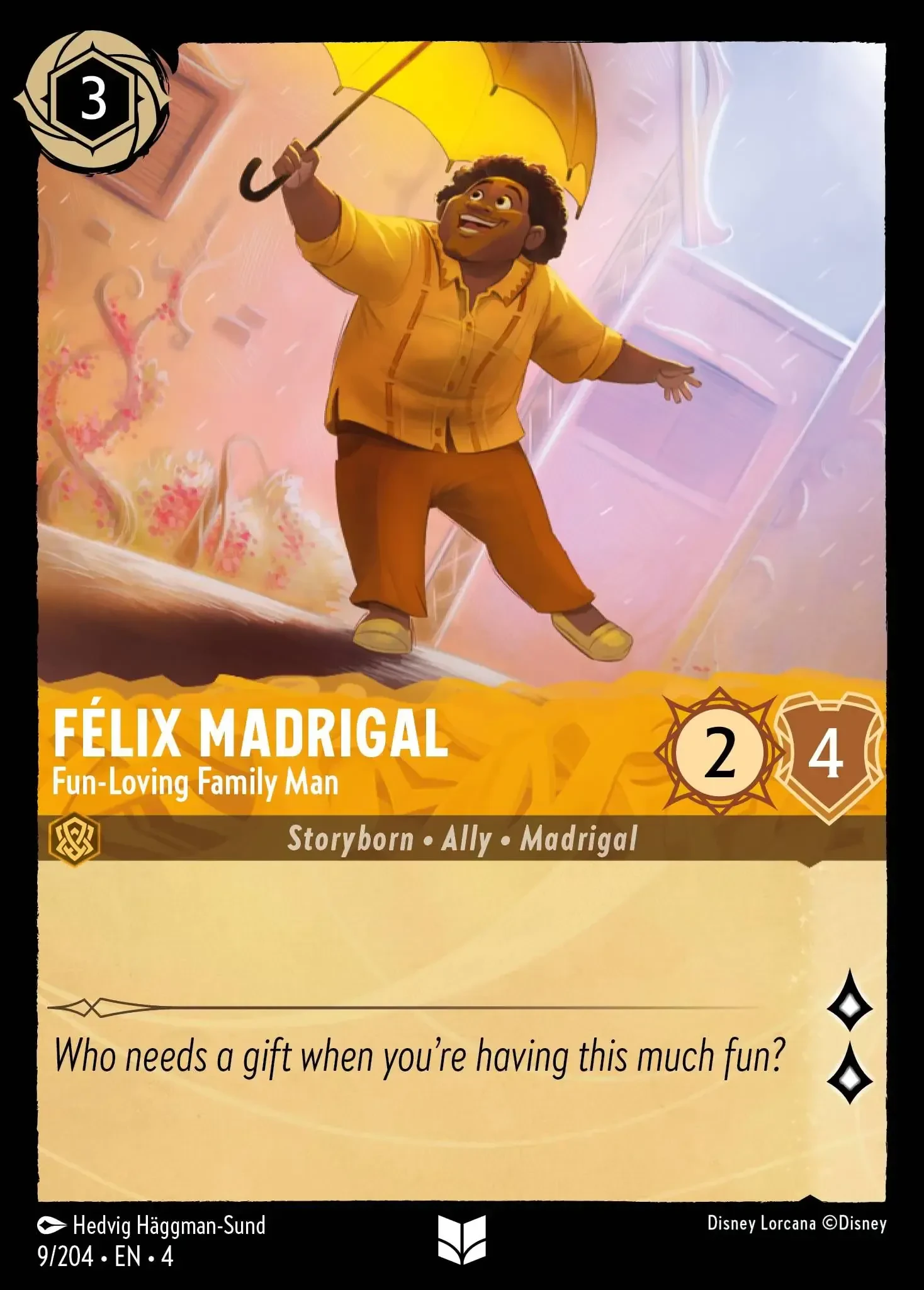2024 Ursula's Return Felix Madrigal - Fun-Loving Family Man [Foil] Uncommon #9 Uncommon card image