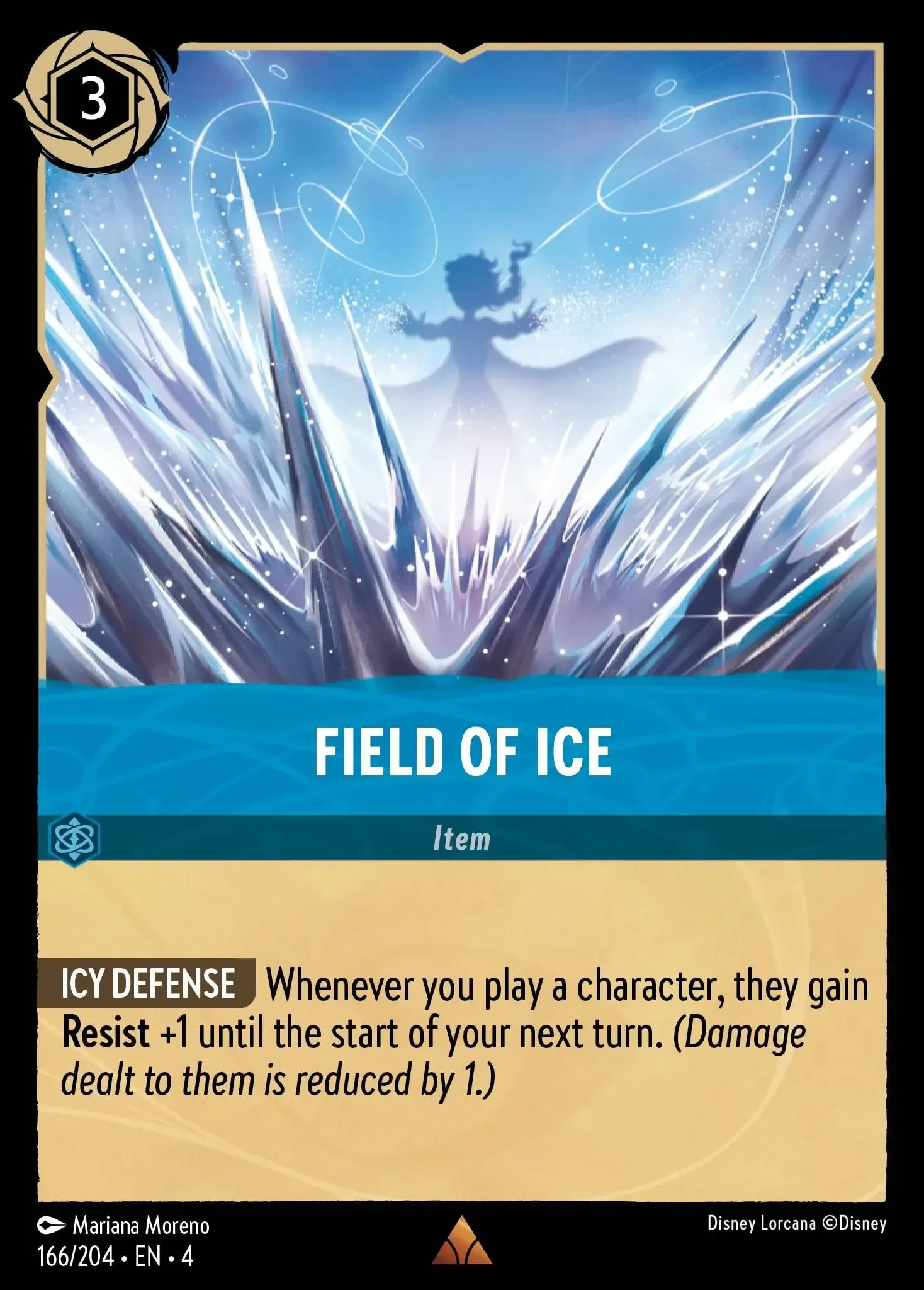 2024 Ursula's Return Field of Ice Rare #166 Rare card image