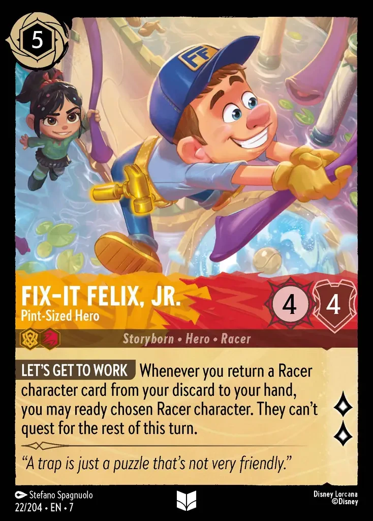 2025 Archazia's Island Fix-It Felix Jr. - Pint-Sized Hero #22 Uncommon card image