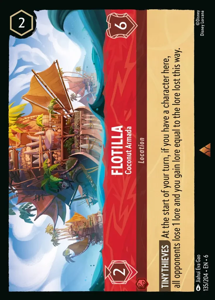 2024 Azurite Sea Flotilla - Coconut Armada #135 Rare card image