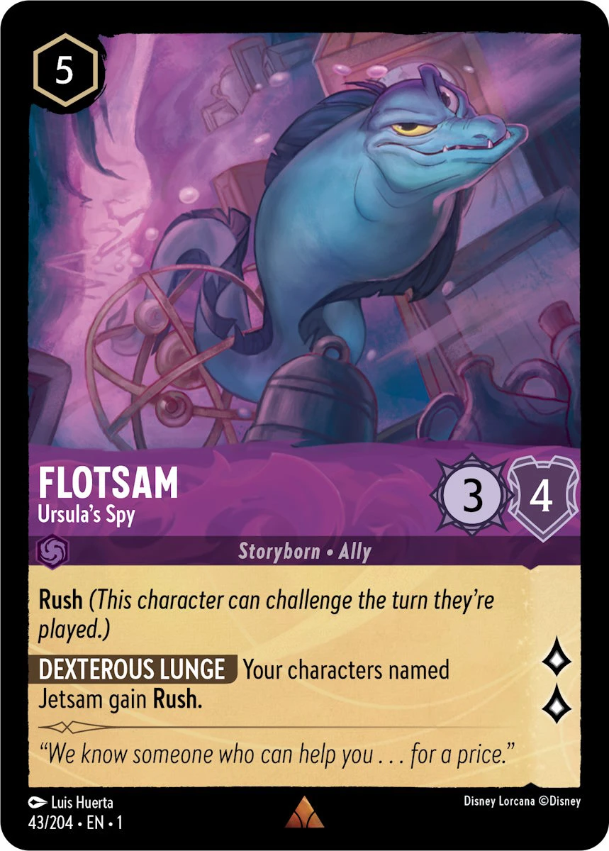 2023 The First Chapter Flotsam - Ursula's Spy #43 Rare card image