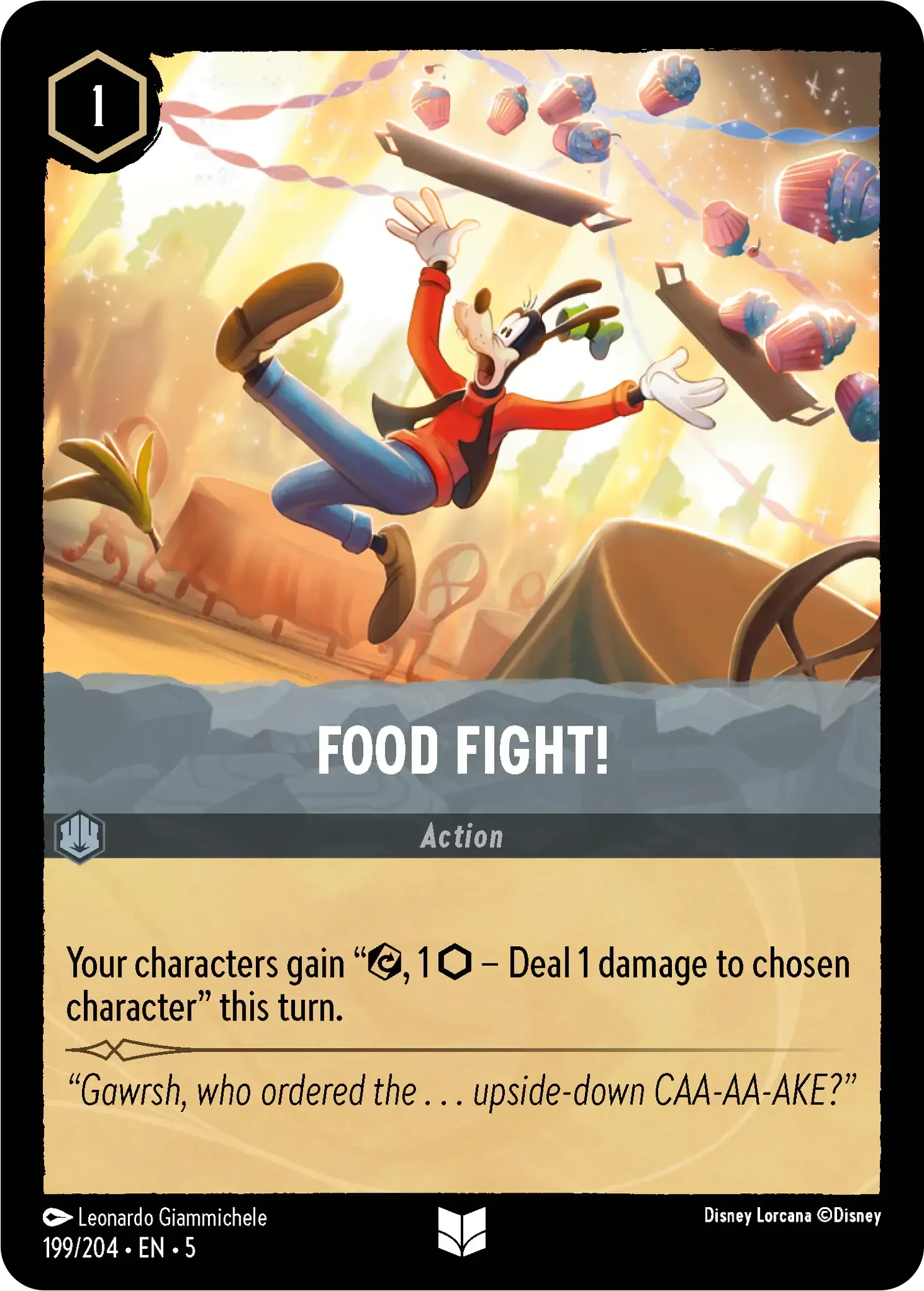 2024 Shimmering Skies Food Fight! #199 Uncommon card image