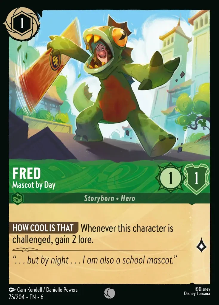 2024 Azurite Sea Fred - Mascot by Day #75 Common card image
