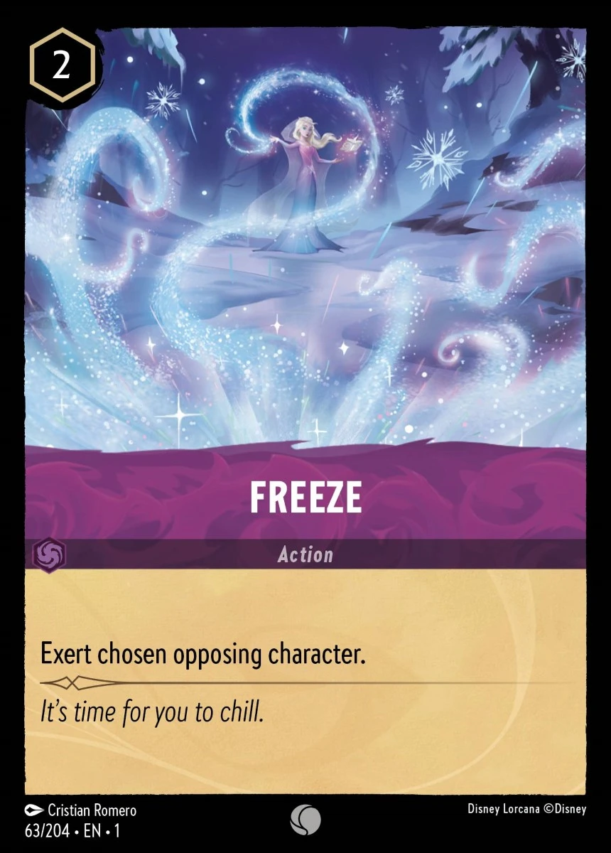 2023 The First Chapter Freeze Common #63 Common card image
