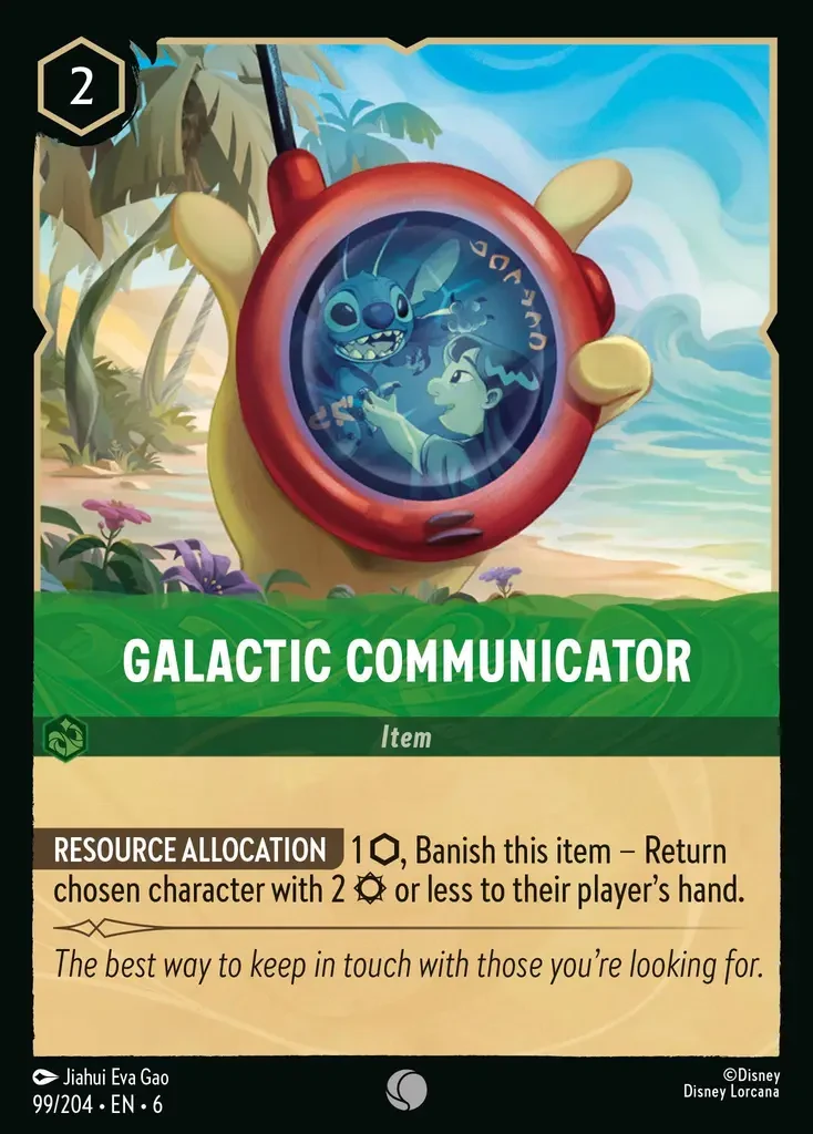 2024 Azurite Sea Galactic Communicator Common #99 Common card image