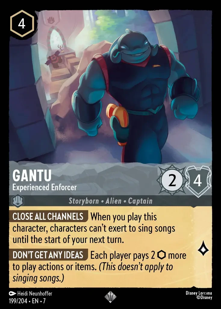 2025 Archazia's Island Gantu - Experienced Enforcer #199 Super Rare card image