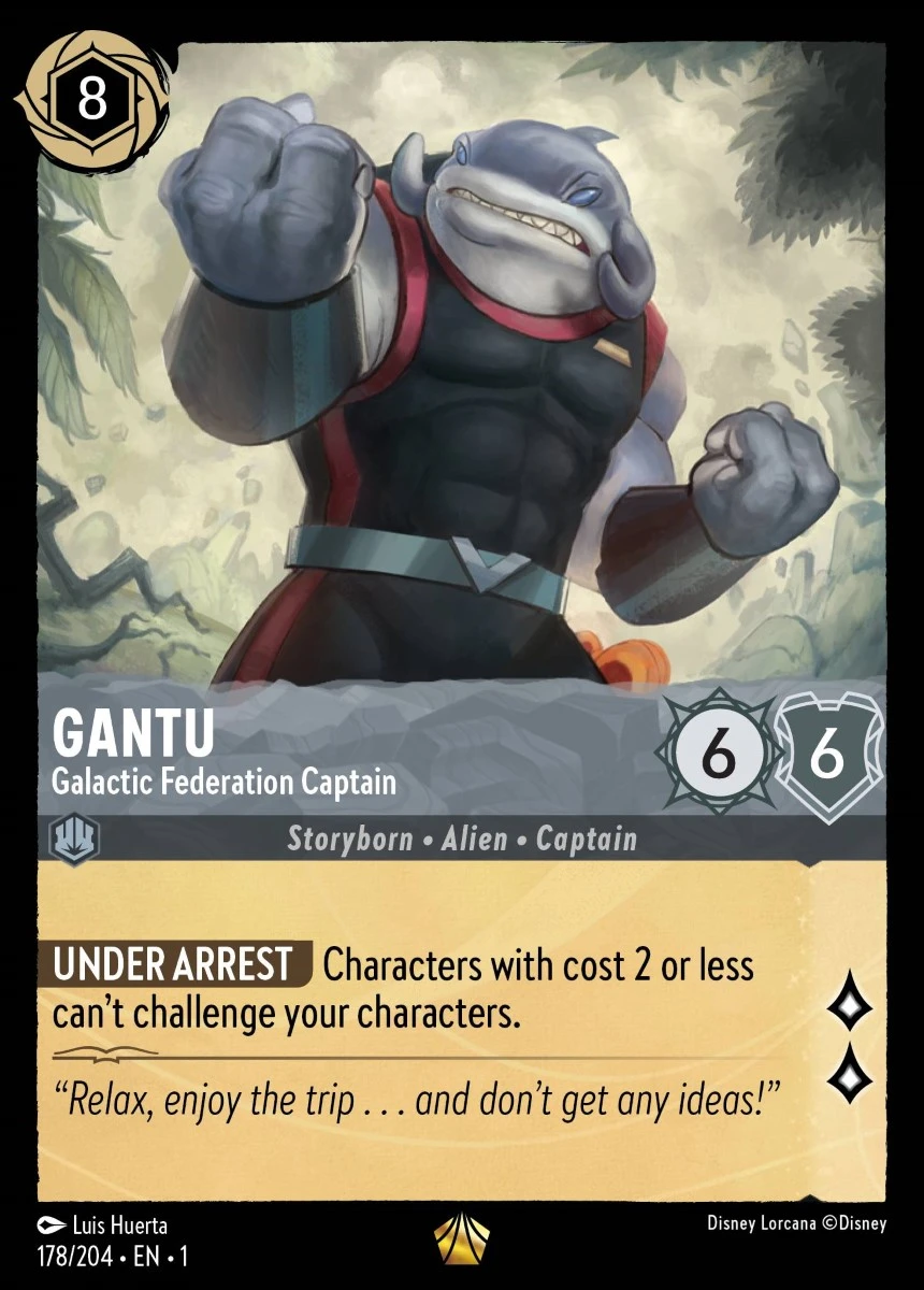 2023 The First Chapter Gantu - Galactic Federation Captain #178 Legendary card image