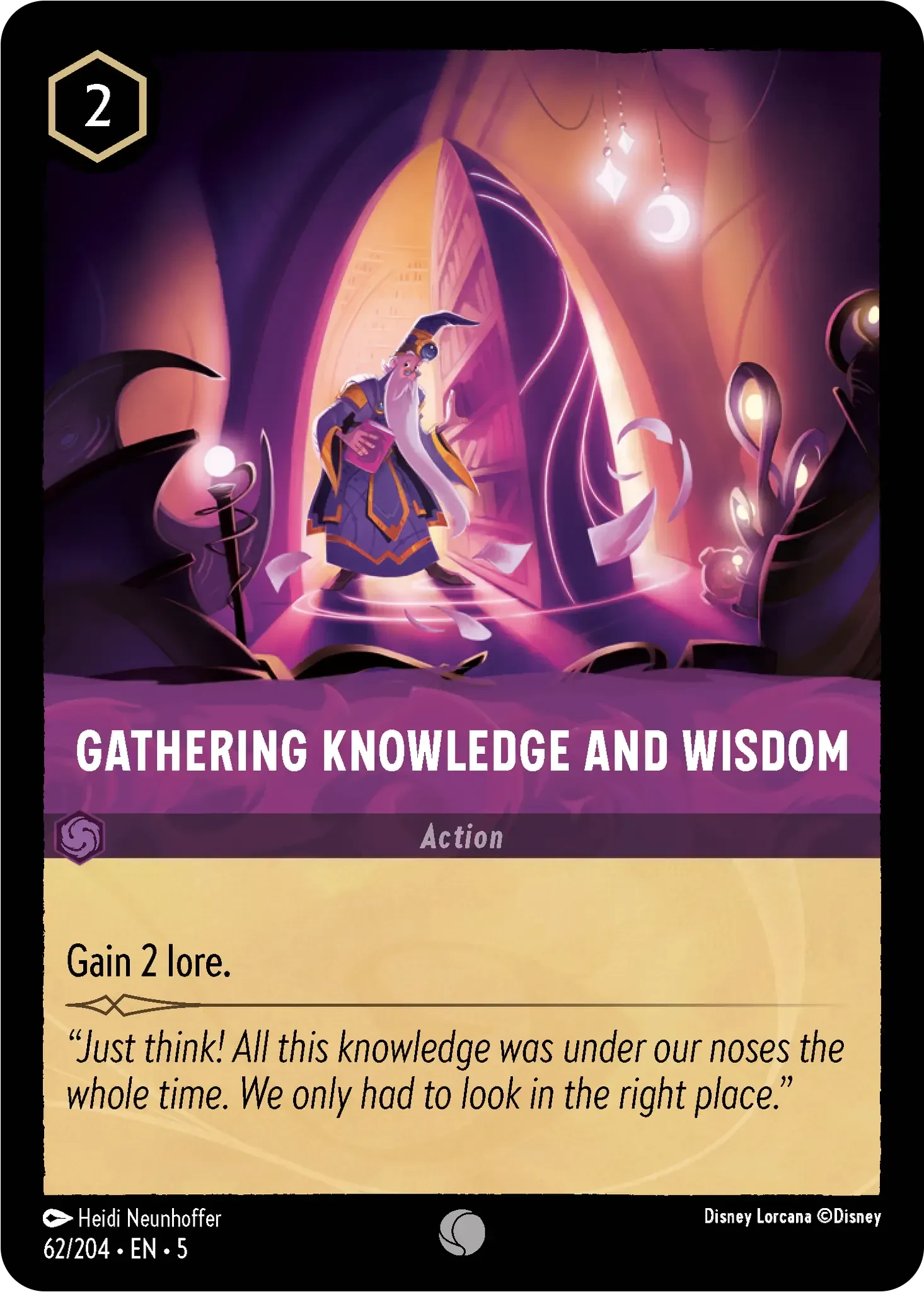 2024 Shimmering Skies Gathering Knowledge And Wisdom Common #62 Common card image